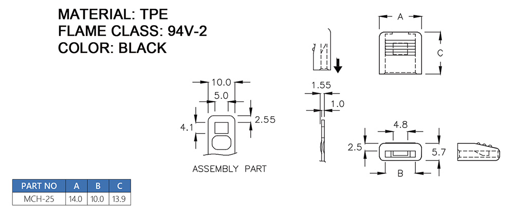 Plastic Handle MCH-25